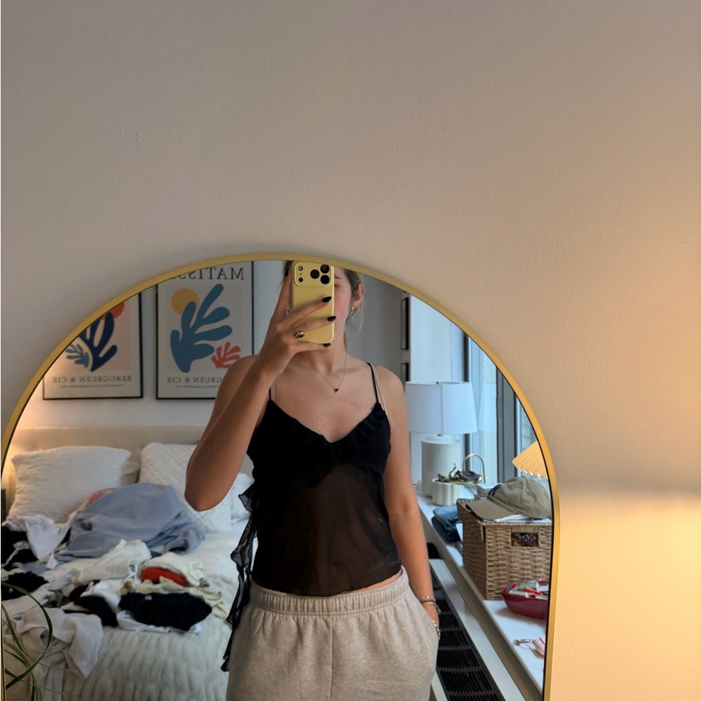 H&M Black Sheer Tank Top